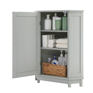 Rbied 17.5 in. W x 17.5 in. D x 31.4 in. H Bathroom Storage Cabinet Linen Cabinet with Adjustable Shelf - 1 of 4