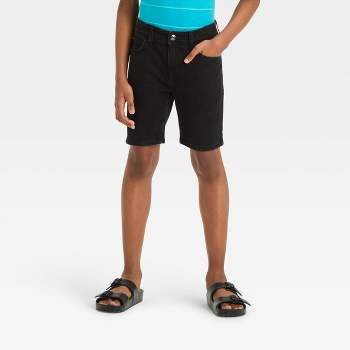 Boys' Relaxed Tapered 'At the Knee' Flat Front Jean Shorts - Cat & Jack™