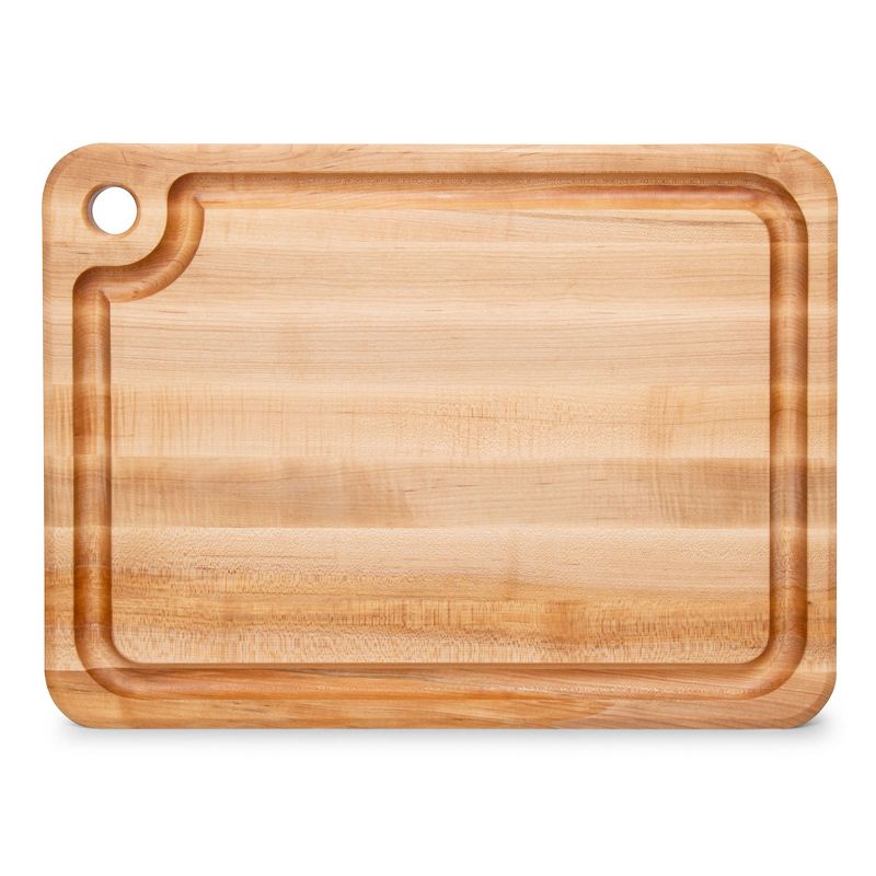 John Boos Block Prestige Edge Grain Maple Wood Reversible Cutting Board with Fluid Channel, 4 of 8