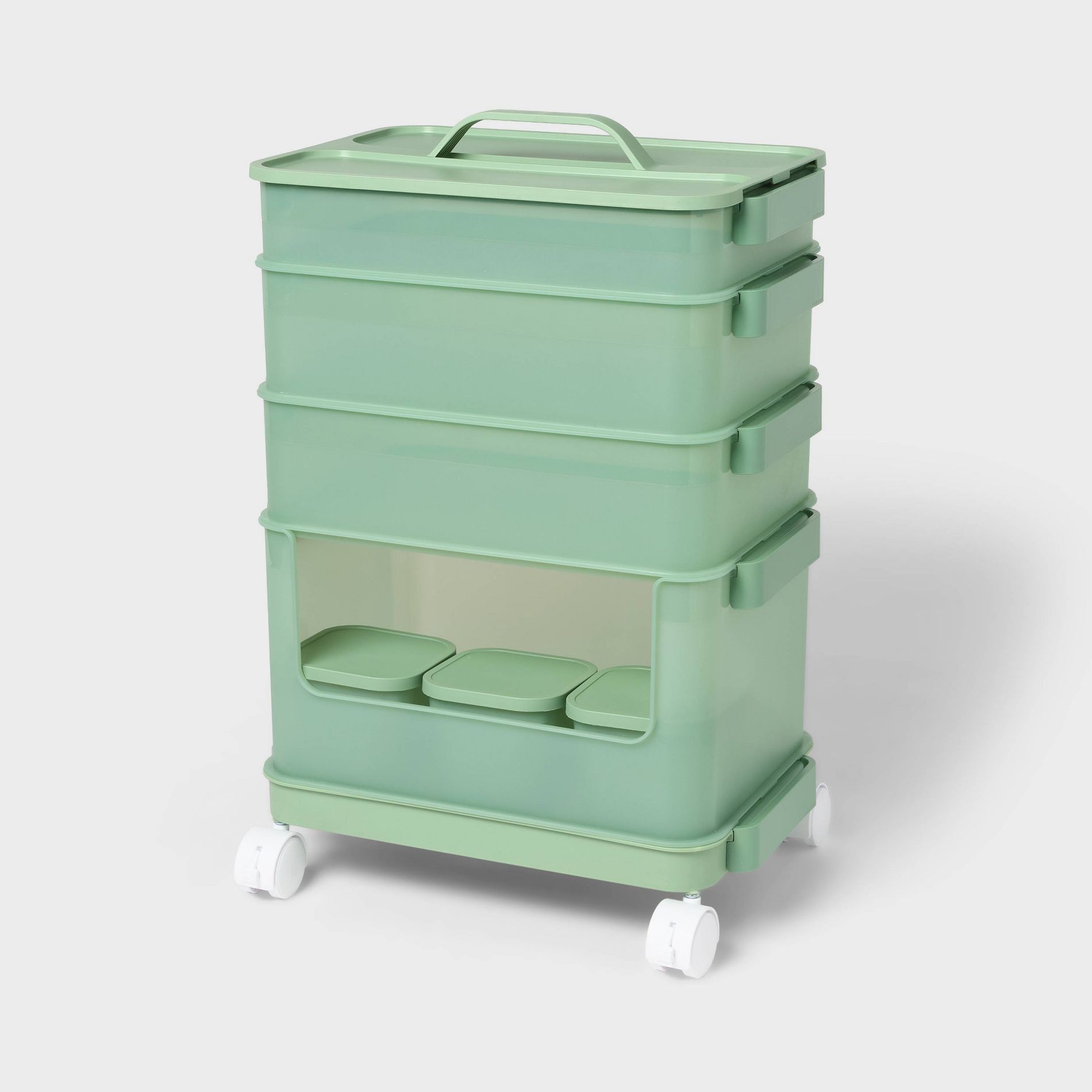 7pc Click in Place Tower Starter Kit Green - Brightroom™