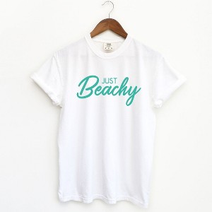 Simply Sage Market Women's Just Beachy Short Sleeve Garment Dyed Tee - 1 of 2