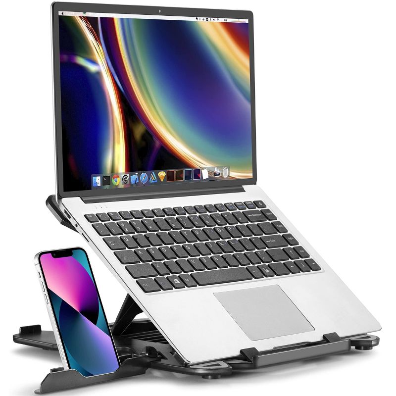 Lifelong Ergonomic Laptop Stand, 20" Adjustable Height, Portable, 1 of 4