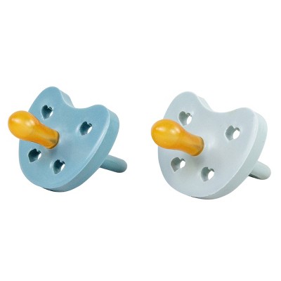 Bebe au Lait Natural 2pk Rubber Pacifier