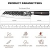 imarku Chef Knife Japanese Forged Knife 7.5 Inch High Carbon German Stainless Steel Meat Cleaver Knife Kitchen Knife, Gift for Men and Women - 4 of 4
