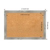 Amanti Art Dove Greywash Square Framed Corkboard, Natural Cork - 4 of 4