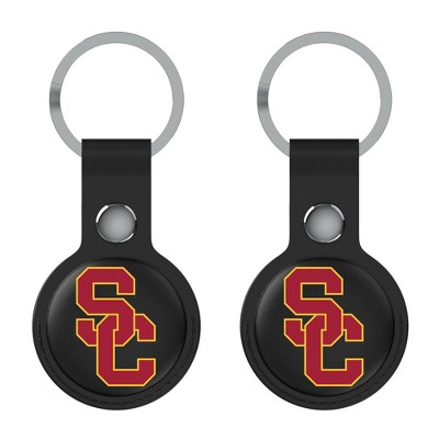Keyscaper NCAA Big Ten Universities Insignia Black Airtag Holder 2-Pack