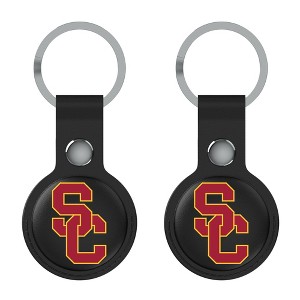 Keyscaper NCAA Big Ten Universities Insignia Black Airtag Holder 2-Pack - 1 of 4