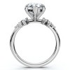 Pompeii3 Certified 3 1/3Ct Pear Diamond Engagement Ring 14k Gold or Platinum Lab Created - 2 of 4
