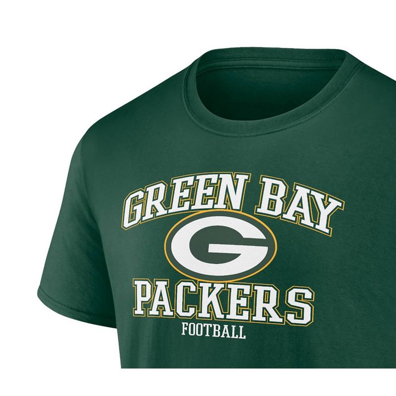 NFL Green Bay Packers Short Sleeve Core Big &#38; Tall T-Shirt, 3 of 4
