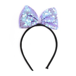 Unique Bargains Big Butterfly Sequins Headband for Halloween 1 Pc - 1 of 4