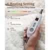 Heated Electric Throw Blanket, Waffle Electric Blanket with 6 Heat Settings & 4-Hour Auto-Off, Machine Washable, White - 3 of 4