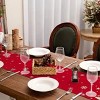Racxily Christmas Table Runner , Xmas Trees Snowflakes Holiday Decorative Farmhouse Table Decoration for home - 3 of 4