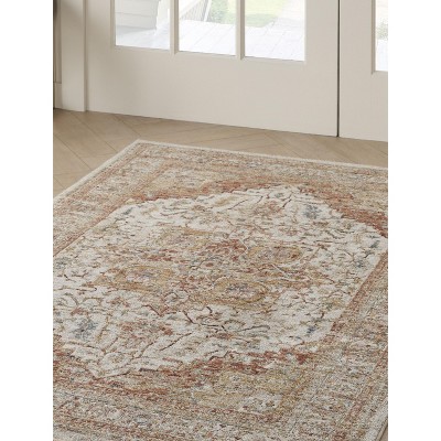 Petra Vintage Medallion Iv/Rust Rectangular Indoor Rug