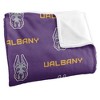 University Of Albany Logo Pattern Silky 50x60 Blanket, 1 Sided - 3 of 4