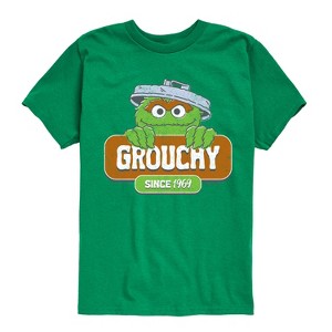Boys' - Sesame Street - Grouchy Since 1969 Short Sleeve Graphic T-Shirt - 1 of 4