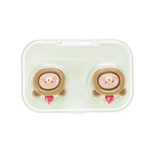 Unique Bargains Contact Lens Case Contact Lens Container Contact Lens Carrier 2.68"x1.77"x1.1" 1 Set - 1 of 4