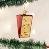 Old World Christmas Blown Glass Ornament for Christmas Tree, Cheese Wedge - 4 of 4