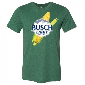 Mens Busch Light Beer Corn Logo T-Shirt - 1 of 2