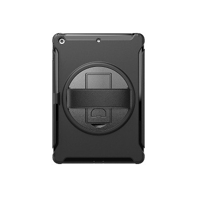 SaharaCase Protection Hand Strap Series Case for Apple iPad 10.2" (9th Generation 2021) Black