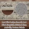 Fulvari Vintage Area Rug for Living Room, Non Slip Machine Washable Distressed Floor Carpet, Low Pile Traditional Floral Print Rug - 3 of 4