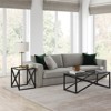  22" Metal Side Table in Black - Henn&Hart - 4 of 4