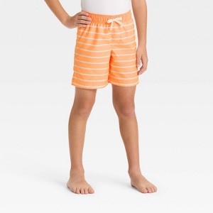 Boys' Striped Swim Trunks - Cat & Jack™ - 1 of 3