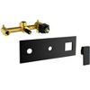 ONWITH Matte Black Shower Faucet Set Shower System 10 Inch - 2 of 3