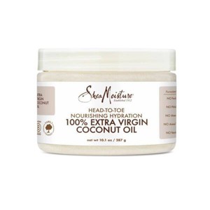SheaMoisture 100% Extra Virgin Coconut Oil - Body Oil, Skin Care & Hair Moisturizer - 10.1 fl oz - 1 of 4