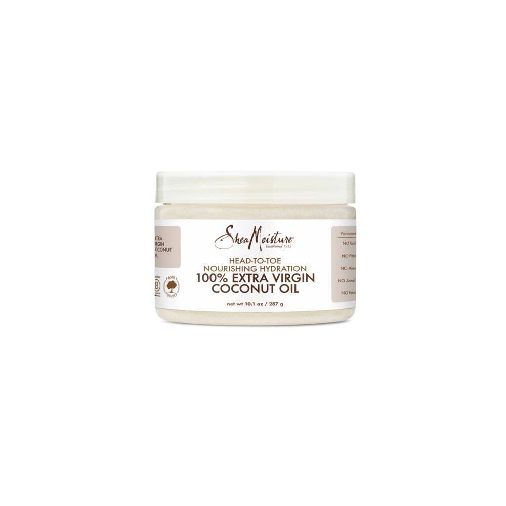 SheaMoisture 100% Extra Virgin Coconut Oil - Body Oil, Skin Care & Hair Moisturizer - 10.1 fl oz