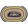 Earth Rugs Decorative Oval Patch 20"x30" – Welcome Loons Rustic Cabin Fabric - 2 of 3