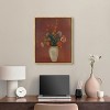 Art Remedy Odilon Redon - Bouquet in a Chinese Vase Vintage Classic Roses Wall Art, 20" x 24", Gold Frame - 2 of 4
