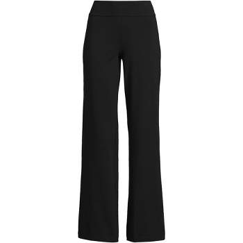 Lands' End School Uniform Women's Plus Size Starfish Mid Rise Straight Leg  Elastic Waist Pull On Pants - 3x - Black : Target