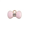 John Bead 10pcs Sweet & Petite Pink Bow, Small Simple Charms - 2 of 4