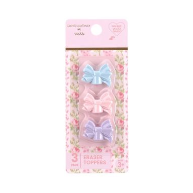 LoveShackFancy x Target - Yoobi 3pk Eraser Topper Bows
