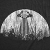 Mens Moon UFO Funny T Shirts Alien Spaceship Graphic Tee For Men - Crazy Dog Men's T Shirt - image 2 of 4