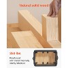 VEVOR Pilates Box for Reformer, 25x17x9 In Pilates Reformers Sitting Box for Exercises, Premium PU and Wood Pilates Equipment Accessory, Black - 3 of 4