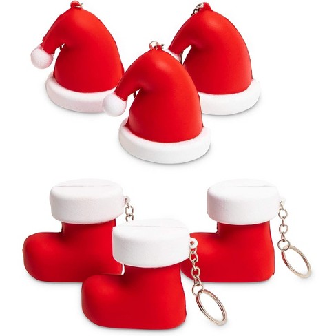 hende Taktil sans Accor Zodaca 6 Pack Squishy Keychains For Kids, Christmas Gifts & Stocking  Stuffers With Santa Boot And Hat : Target