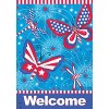 American Butterflies Patriotic House Flag 28" x 40" Briarwood Lane - 3 of 4