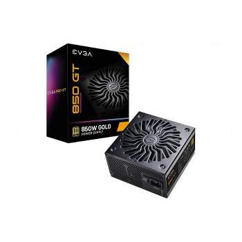 EVGA Supernova 850 GT 80 Plus Gold 850W Power Supply - 80 PLUS Gold certified - Compact 150mm Size - Fully Modular - Power ON Self Tester