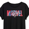 Women's - Marvel - Tie Dye Oversized Graphic T-Shirt - 2 of 4