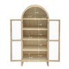 Kumasinova Arch Pantry Cabinet with Adjustable Shelves,Farmhouse Kitchen Storage Cabinet with Doors/Drawers,Versatile Display Cabinet for Dining Room - 3 of 4