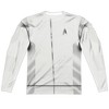 Men's Star Trek Discovery Medical Uniform (Front Back Print) Long Sleeve Costume T-Shirt - 2 of 4