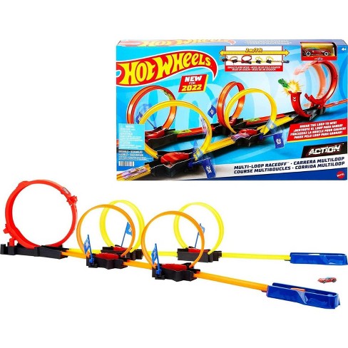 Mattel Hot Wheels Multi loop Raceoff Track Set Target