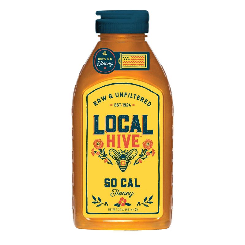 Local Hive So Cal Raw &#38; Unfiltered Honey - 24oz, 1 of 6