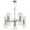 Quorum Lighting Relo 10 - Light Chandelier in  Dark Brass - image 3 of 3