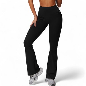 Anna-Kaci Active Women's High Waist Flared Leg Yoga Pants - 1 of 4