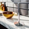 Lexi Home Marble Counter Mount Paper Towel Holder - Multi-colored - 3 of 4