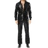 Men's Sequin Gothic Heavy Metal Rock Shirt - Pentagramme - 2 of 4
