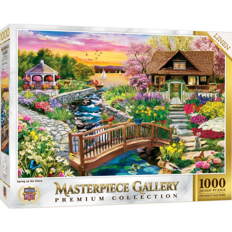 MasterPieces 1000 Piece Jigsaw Puzzle - Spring On The Shore - 26.75"x 19.25", 2 of 7