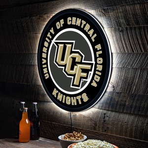 Evergreen Ultra-Thin Edgelight LED Wall Decor, Round, University of Central Florida- 23 x 23 Inches Made In USA - 1 of 4